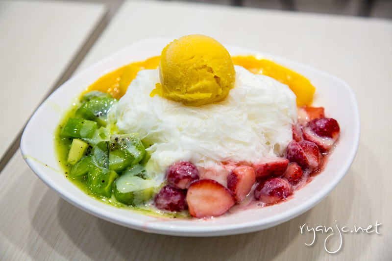 Shaved ice with fruit is incredible! They shave the ice as smooth as snow, that it's almost like ice cream.